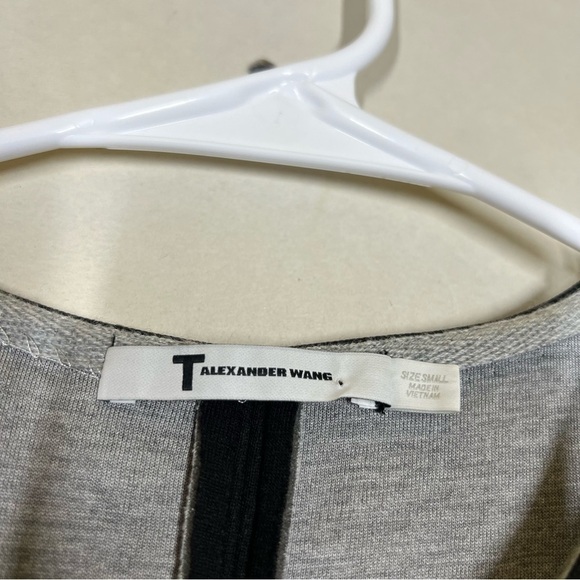 T by Alexander Wang Scuba Neoprene Pleated Dress Size Small - Picture 10 of 11